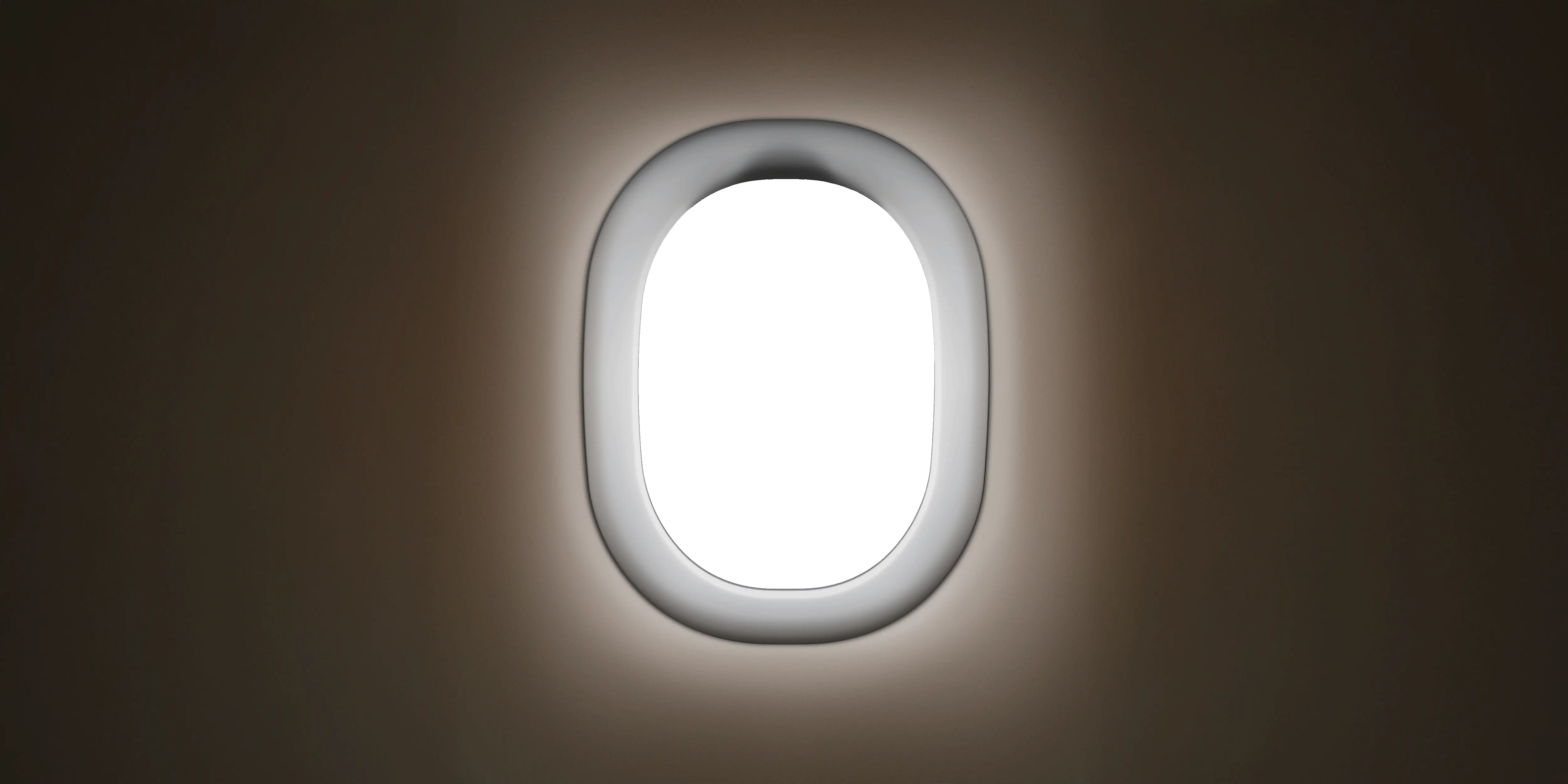 Aircraft window view